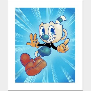 Mugman is prepared Posters and Art